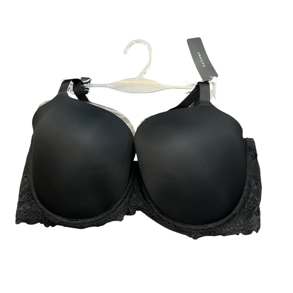 Natori Women Renew Bra BLACK Color Style 731233 Padded NEW $64 Full Figure 38DDD